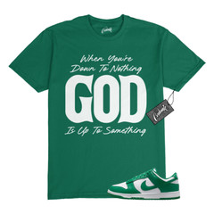 Dunk Malachite Green White Low T Shirt Match UTS
