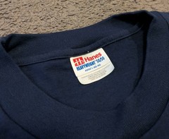 Vintage Hanes Heavyweight 50/50 Western Petroleum Blue T-Shirt Men’s L