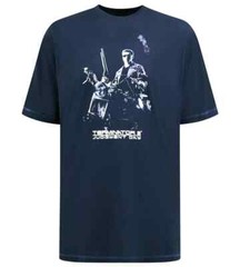 D555 Duke Big Mens Terminator Printed T-Shirt Official Licensed 2XL-6XL 601719-K