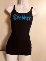 seether tank top seether crop top seether the surface seems so far shirt teal gl