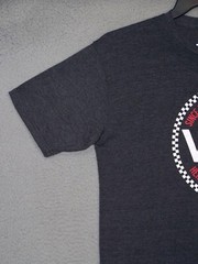 VANS Shirt Adult Medium Gray Graphic Big Logo Short Sleeve Classic Outdoor Mens