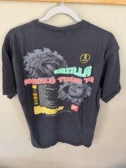 Nike Air Godzilla World Tour ’92 Double-Sided Graphic Tee Men’s XL Black