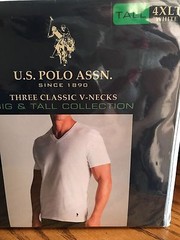 U.S. Polo Assn. Classic V-neck T-Shirt S M L XL XLT 2XLT 3XLT 4XLT