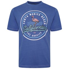 Mens KAM Big Size Santa Monica Cotton T-Shirt Short Sleeve Casual Summer 2XL-8XL