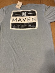 NEW WITH TAGS! MAVEN SUPER SOFT SAILER S T Shirt Tee Blue Mens Medium Comfy!