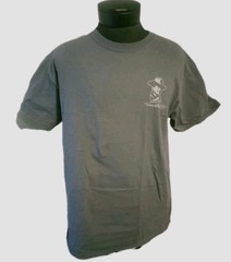 John Wayne T Shirt Men Large Gray “Gun Control… Steady Hand” Western Cowboy