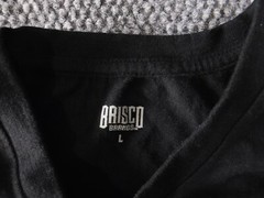 Brisco Brands Mens Shirt Large black logo graphic pizza humor