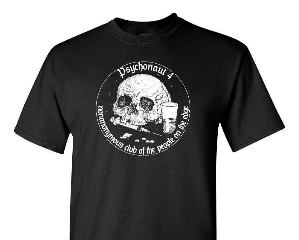 Psychonaut 4 T-Shirt black metal lamp of murmuur dsbm xasthur silencer