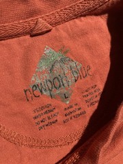 VTG NEWPORT BLUE Palm Tree Beach CLASSIC T-SHIRT LARGE Vacation Resort Tropical