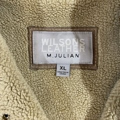 Vintage Y2K Wilsons Suede Sherpa Lined Leather Jacket Size XL