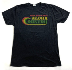 Project Aloha Large T-shirt Dark Gray Wave/Oahu Aloha Country