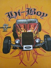 Men’s XL Choice Apparel Yellow Hi-Boy Ford Graphic Car T Shirt