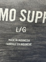 Mossimo Supply Co Men’s Gray Blue Short Sleeve Pocket T-Shirt Size Large READ