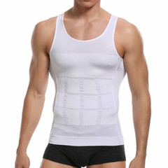 Men’s Slimming Body Shaper Vest Abs Abdomen Compression Shirt Workout Tank Tops