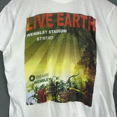 Live Earth Concert for a Climate in Crisis t shirt Small Red Hot Chili Peppers