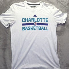Adidas Charlotte Basketball Aeroknit Climacool Shirt Men’s S White NBA Tee