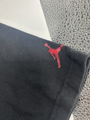 Jordan Youth XL Black Crew Neck Short Sleeve Jumpman Graphic Logo Knit T-Shirt