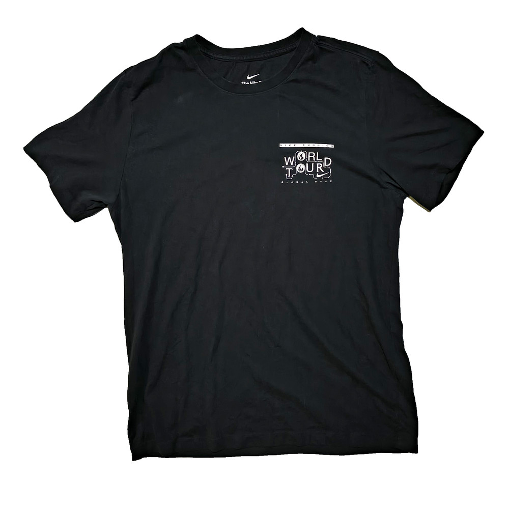 Nike Running World Tour Global Race Black Graphic Tee