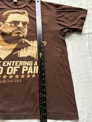 VTG Y2K Big Lebowski World Of Pain Tultex T-Shirt TM ©️Universal Studios Cotton
