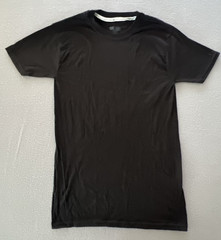Hanes Men’s 6 piece Crew Neck T-Shirt Black & White Size S 34-36″ Short sleeve