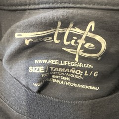 Reel Life Men’s Soft Lightweight Short Sleeve Essential Graphic Tee
