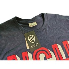 Where I’m From T-Shirt Mens Small Navy NSH Nashville Graphic Tri-Blend Tee