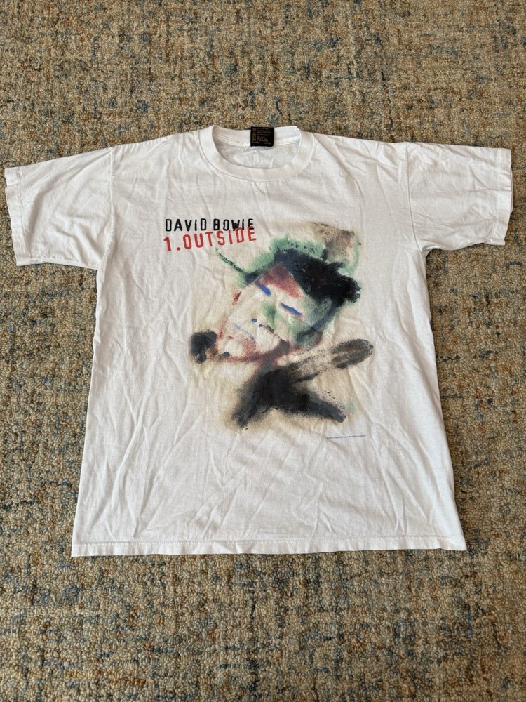 Vintage David Bowie Outside Band Tour Tee Shirt 90s Size Large