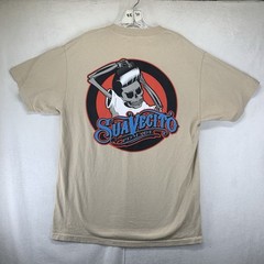 Suavecito Pomade Mens Size Large T Shirt Logo Graphic Tee Thick Knit Double Side