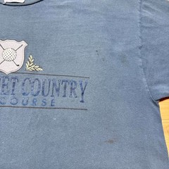 Vintage 90s Hanes Bluebonnet Country Golf Course T-Shirt USA Made – Size Large