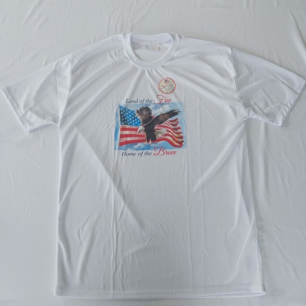 Land Of The FREE, Home Of The Brave T Shirt, SZ Large