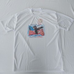 Land Of The FREE, Home Of The Brave T Shirt, SZ Large