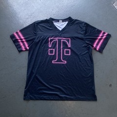 T-Mobile Men’s Black Friday Night 5G Lights Graphic Logo Jersey.