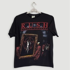 Rush Moving Pictures Band Tee Men Size Medium Black 2010 Rock and Roll Hanes