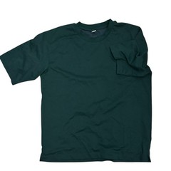 GU Uniqlo Dry Fit T-Shirt Mens Medium Green Basic Tee Pullover Stretch Crew Neck