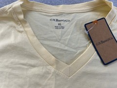 G.H. Bass Shirt , N E. Coast Whale Watching Phase 1E. V Neck XL BRAND NEW