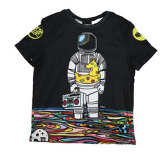 Fresh Hoods Ninhol Space Vacation Astronaut Graphic T-Shirt Black Mens XL