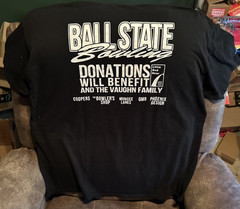 Ball State Bowling Sponsored Support the Cure Event Promo Charity Shirt 3xl