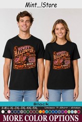 Howdy Halloween Shirt, Western Haunted Motel Pumpkin Tee
