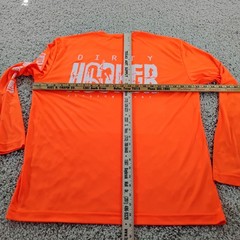 Dirty Hooker Shirt Mens Large Orange Performance Fishing Beach Beer Outdoor A9