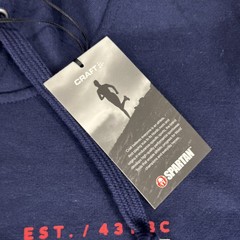 Spartan Race Hoodie Logo Men’s Size Large Navy Blue Classic