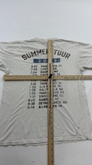 Tim McGraw Shirt Mens Medium White 67 Louisiana 2009 Summer Tour Band Tee