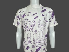 Vintage Disney The Lion King Movie Simba All Over Print AOP 90s T Shirt Size XL
