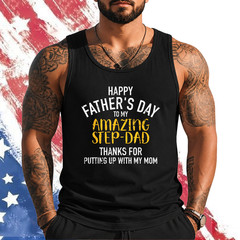 Happy Father’s Day Step dad Tank top