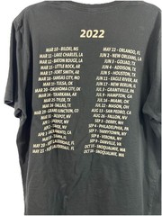 Candlebox “Wolves” 2022 Concert Tour Shirt XL Black Bella + Canvas 2-Sided