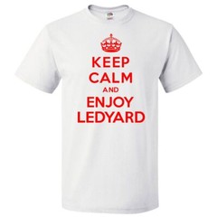 Keep Calm and Enjoy Ledyard T shirt Funny Tee