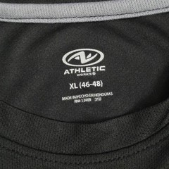 Athletic Works Men XL Black DriWorks Performance T-Shirt Short Sleeve Activewear