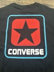 Converse All Star Chuck Taylor Black Short Sleeve Cotton Blend T-Shirt Men’s MED