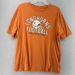 University of Texas Longhorns Fanatics Football T Shirt Mens L Orange NCAA Frat