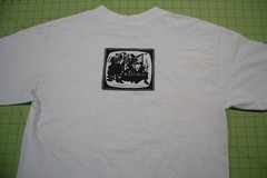 Vintage Junkyard Gang Fat Albert Shirt Size LG Front/Back Print Scene Not Herd