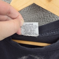 Vintage Stanley Desantis Kramer Shirt Mens XL Black Seinfeld Single Stitch 90s